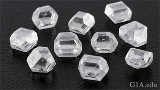 Diamante en bruto cultivado en laboratorio